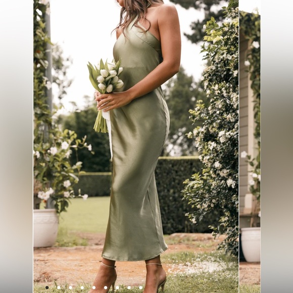 NWOT Grasie Midi Dress green size 0, 2, 4 - Picture 1 of 10